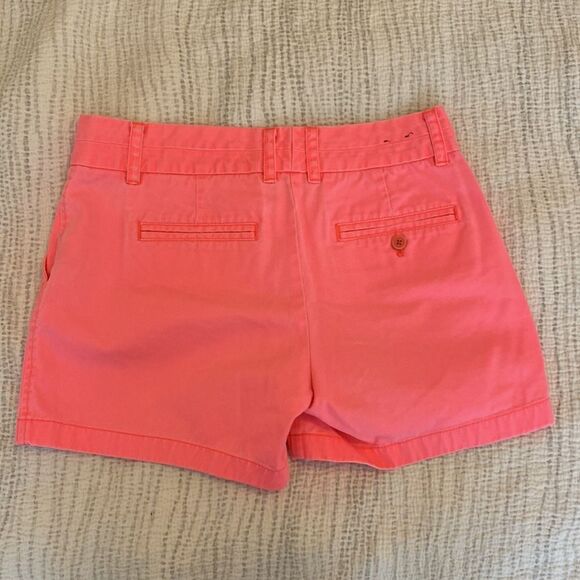 💙 J. Crew Bright Pink Chino Short Size 4 - Picture 2 of 3